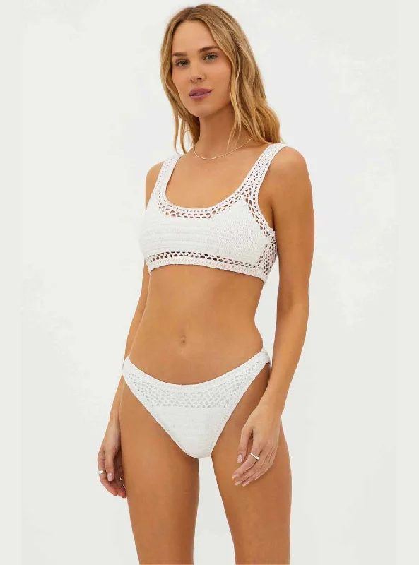 Bikini briefs with cut - out details Beach Riot Women's Kaylin Swimsuit Bottom - White Bikini briefs with cut - out details Beach Riot Women's Kaylin Swimsuit Bottom - White