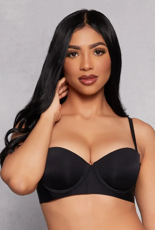 Women's Lingerie with Matching Robes Basic Balconette Bra | Convertible to Strapless Women's Lingerie with Matching Robes Basic Balconette Bra | Convertible to Strapless