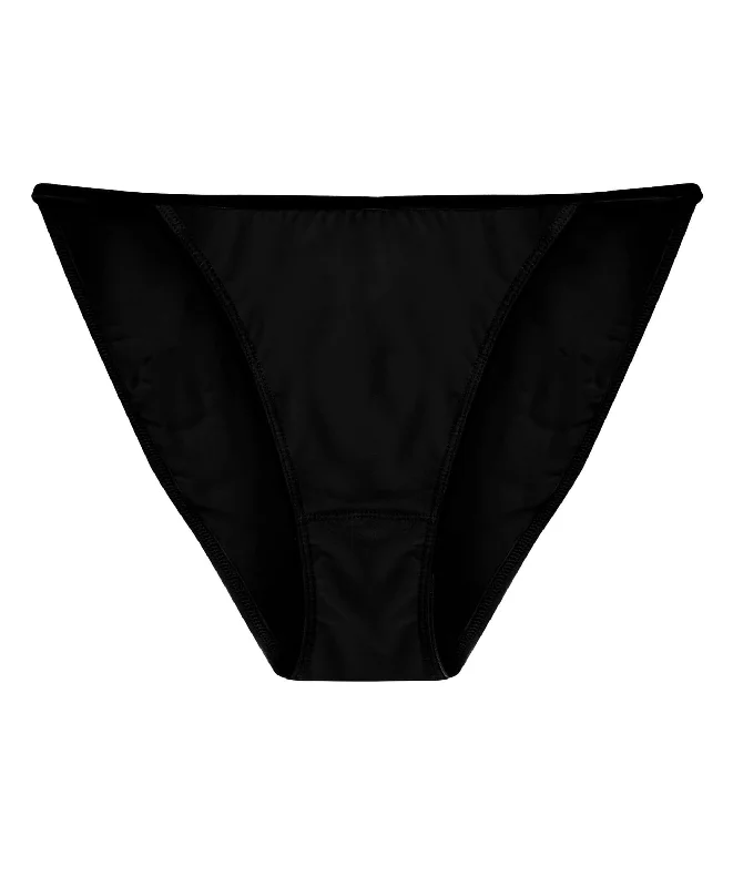 Bikini briefs with a high - waist and cheeky back​ cotton basics bikini
