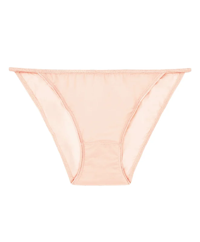 Seamless bikini briefs for a smooth look​ sheer tactel bikini