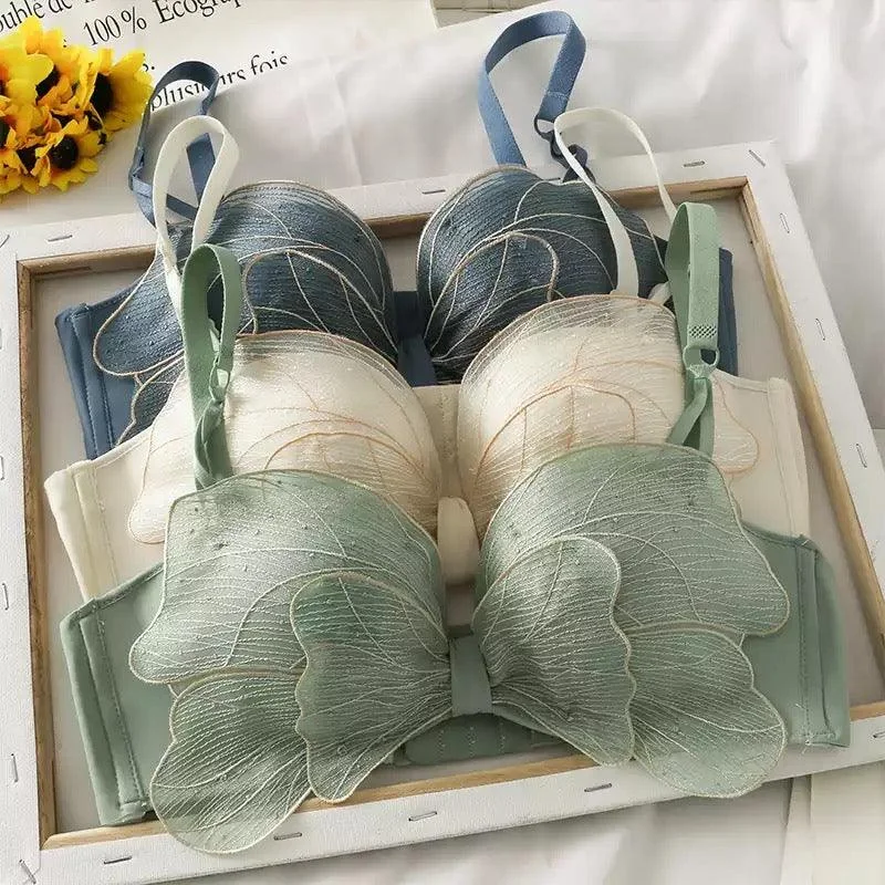 Non wired sports bras for yoga workouts​ Butterfly Bralettes
