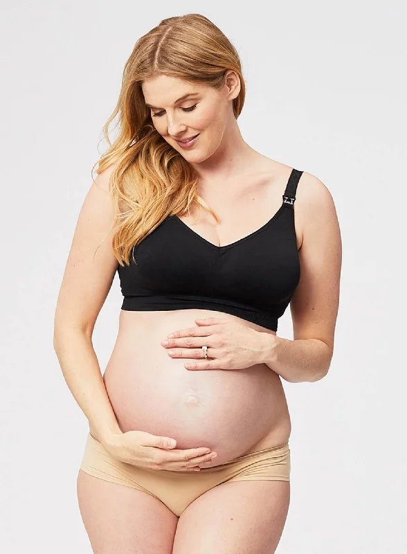wireless women nursing bra for a natural feel Cake Maternity: Popping Candy Nursing Bralette Black wireless women nursing bra for a natural feel Cake Maternity: Popping Candy Nursing Bralette Black