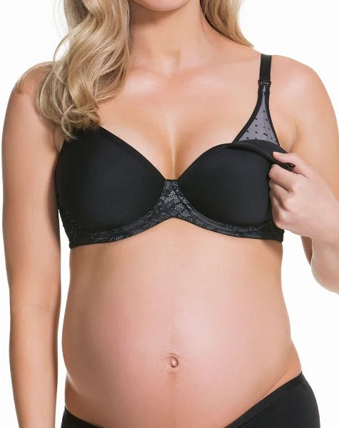 seamless women nursing bra for comfort Cake Waffles Black Spacer Nursing Contour Bra 24-1030-06 seamless women nursing bra for comfort Cake Waffles Black Spacer Nursing Contour Bra 24-1030-06