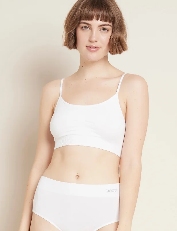 Strapless non wired bras for special occasions​ Cami Bralette - White
