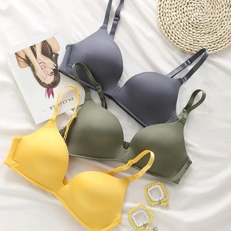 Breathable non wired bralettes for hot weather​ Celine Seamless Bralettes
