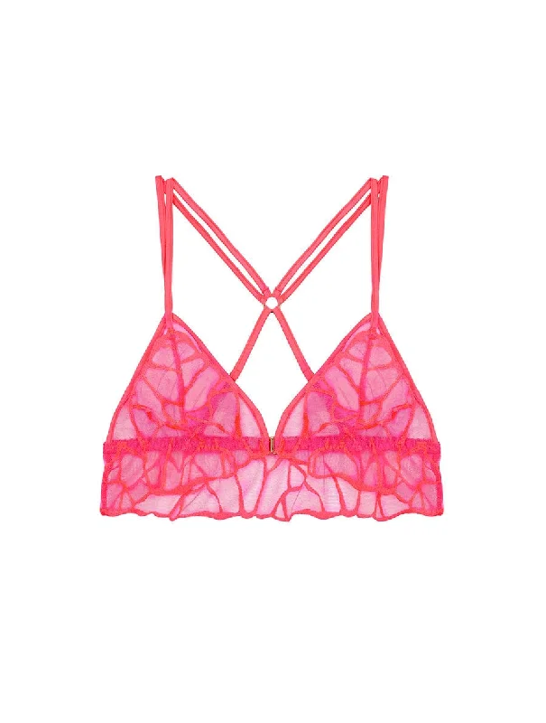 Non wired bras with underbust band for support​ Cleo Boudoir Bra