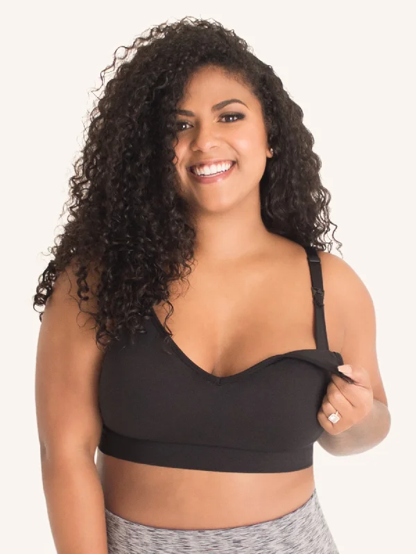 designer women nursing bra The Alyssa - Seamless Wirefree Nursing Bra