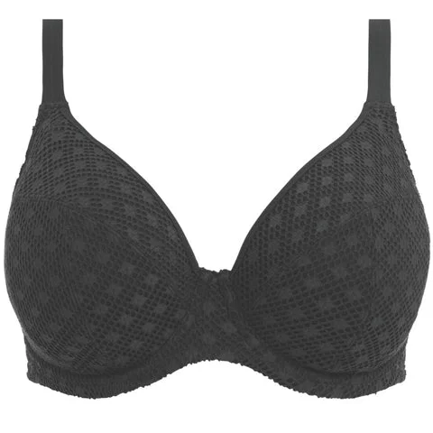 Sporty bikini briefs for beach workouts​ Elomi Bazaruto Plunge Bikini Top Black