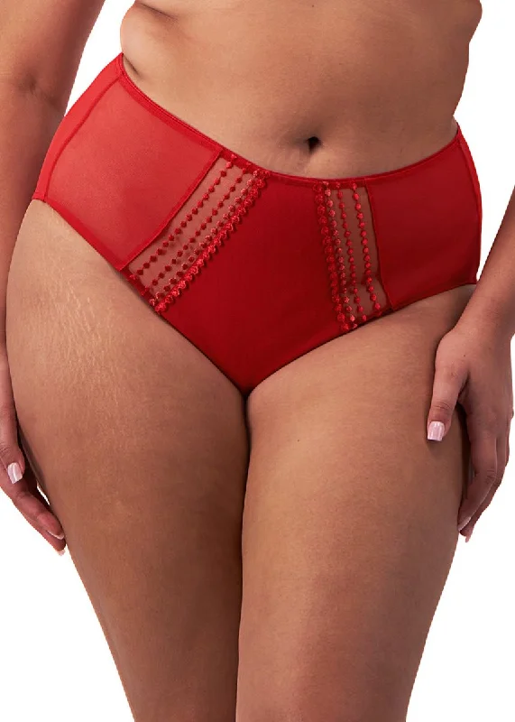 odor resistant women bra and panty sets for freshness Elomi Matilda Haute Red Full Brief Panty 8906 odor resistant women bra and panty sets for freshness Elomi Matilda Haute Red Full Brief Panty 8906