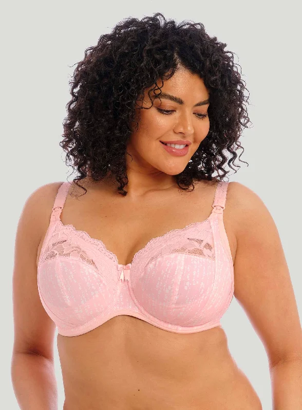 new mom's first women nursing bra Elomi: Molly Underwire Nursing Bra Blush