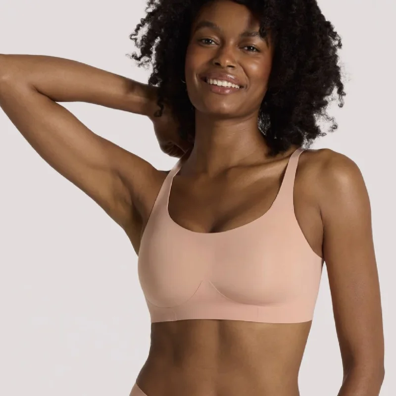 Wireless lace non wired bras for women Evelyn & Bobbie Structured Scoop Bra in Himalayan Salt Wireless lace non wired bras for women Evelyn & Bobbie Structured Scoop Bra in Himalayan Salt