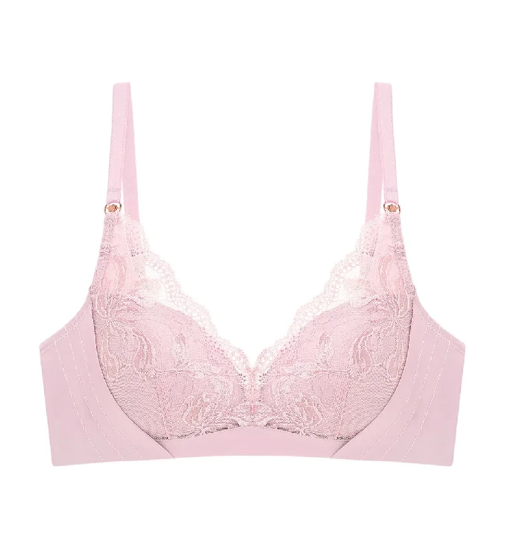 Breathable non wired bras made of cotton​ Florale Rose Lilies Non-Wired Padded Bra