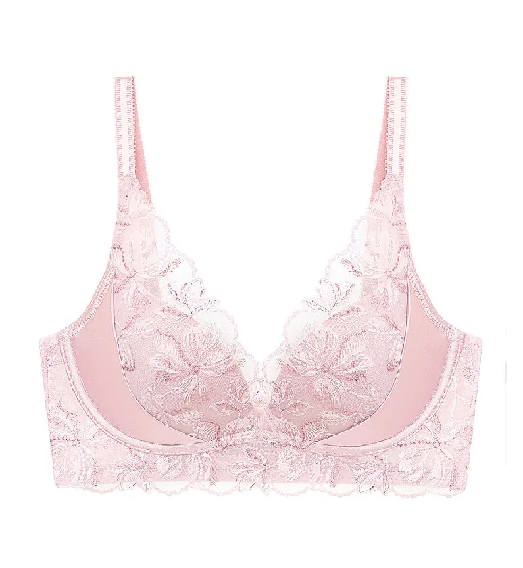 Wireless non wired bras with a front closure French Romance Non-Wired Push Up Deep V Bra Wireless non wired bras with a front closure French Romance Non-Wired Push Up Deep V Bra