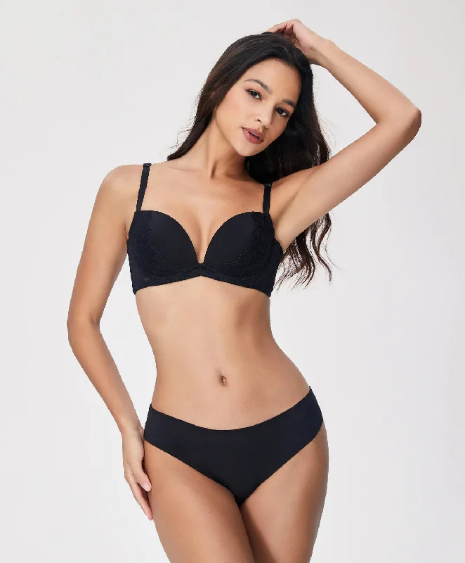 silk women bra and panty sets for elegance Grunge Romance Push-Up Demi Bra Set 707-73705 silk women bra and panty sets for elegance Grunge Romance Push-Up Demi Bra Set 707-73705