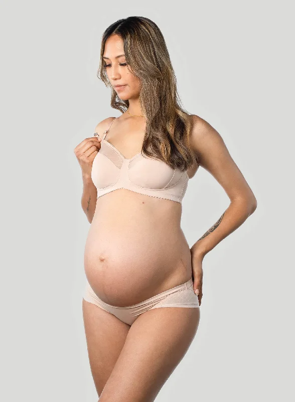 organic cotton women nursing bra Hot Milk: Lunar Eclipse Nursing Bra Naked