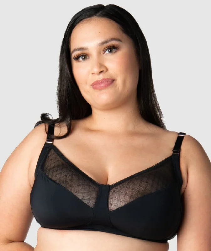 odor resistant women nursing bra Hotmilk Lunar Eclipse Nursing Wire-Free Bra - Black odor resistant women nursing bra Hotmilk Lunar Eclipse Nursing Wire-Free Bra - Black