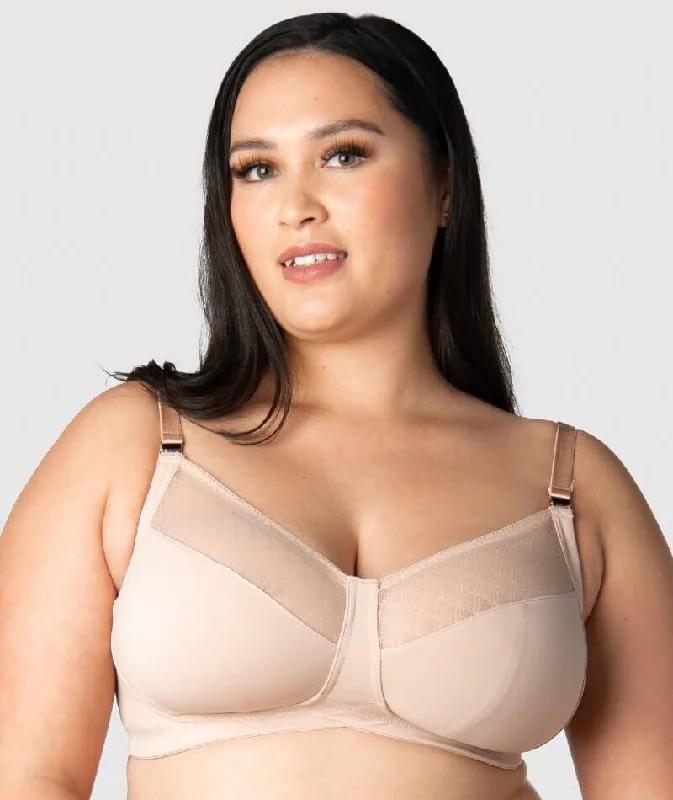 lace trim women nursing bra for a feminine touch Hotmilk Lunar Eclipse Nursing Wire-Free Bra - Naked lace trim women nursing bra for a feminine touch Hotmilk Lunar Eclipse Nursing Wire-Free Bra - Naked