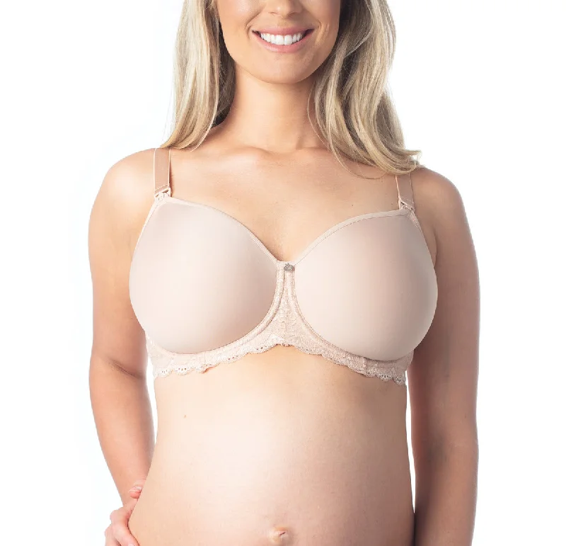 padded cup women nursing bra Hotmilk Obsession Nude Nursing T Shirt Bra