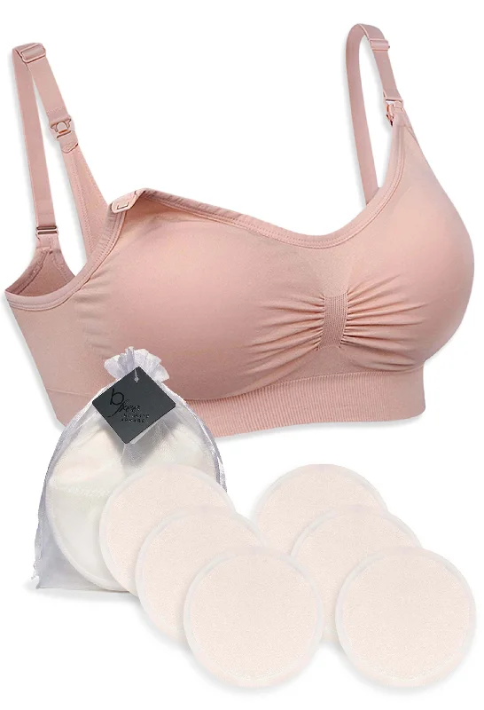 moisture wicking women nursing bra Leakproof Breastfeeding Bra Pack