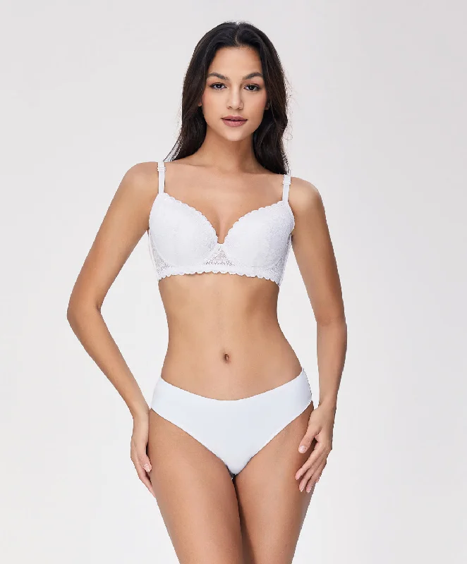 plus size lace women bra and panty sets Love Craft Demi Bra Set