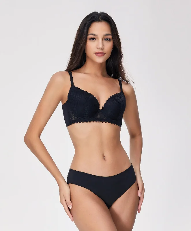 seamless women bra and panty sets for comfort Love Sonnet Demi Bra Set