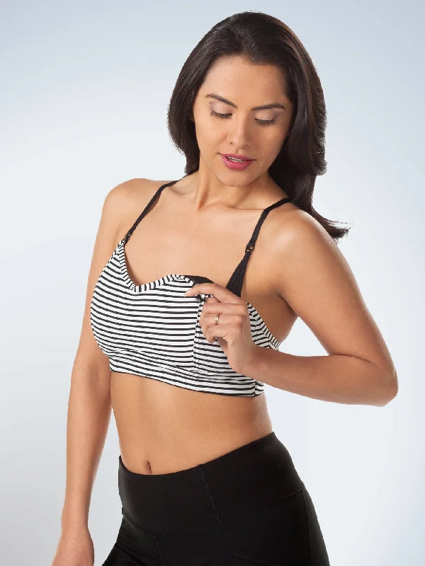 hands free women nursing bra for multitasking Loving Moments Nursing Sports Bra