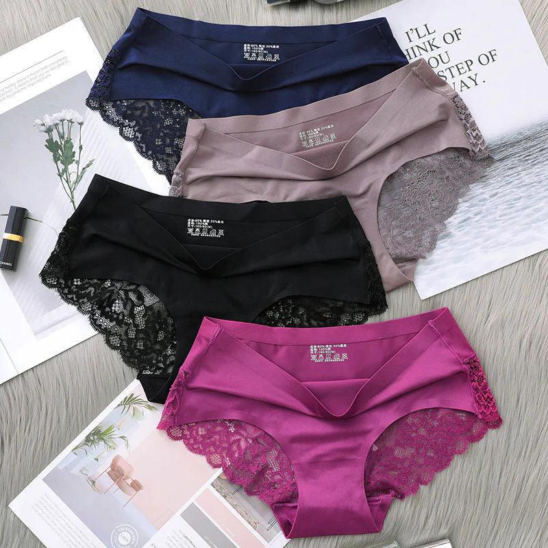 Non wired push up bras with silicone pads​ Luxury Vogue Panties - Set of 5