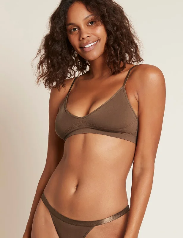 Non wired sleep bras for night time comfort​ LYOLYTE® Triangle Bralette - Nude 6