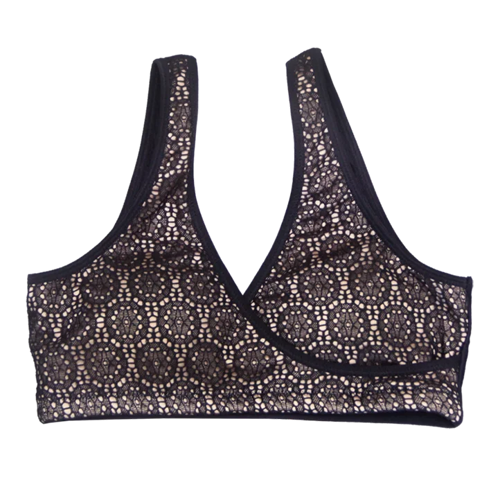 padded cup women nursing bra Macy Wrap Nursing Sleep Bra