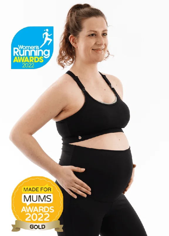 new mom's first women nursing bra High Impact Maternity and Feeding Sports Bra Black new mom's first women nursing bra High Impact Maternity and Feeding Sports Bra Black