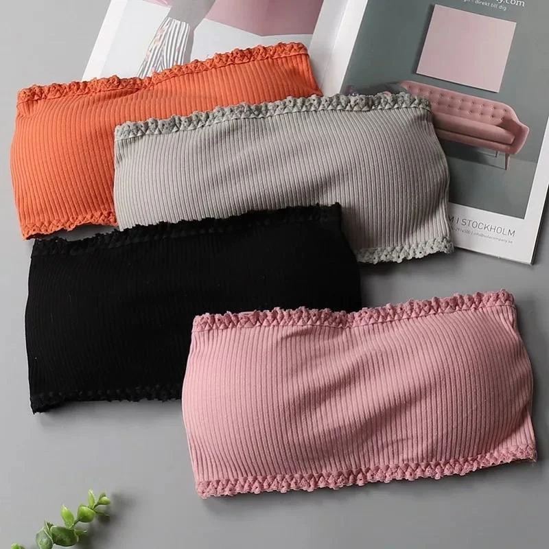 Breathable non wired bras made of cotton​ Mathena Seamless Bras