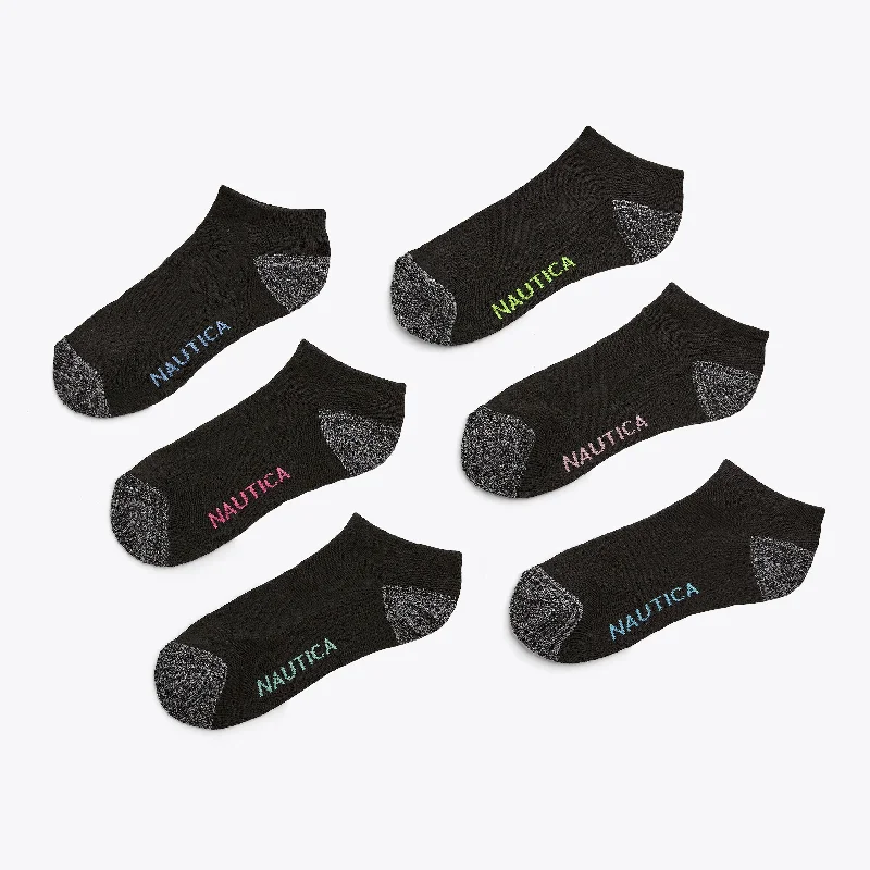 Lingerie Gift Sets for Women  Nautica Womens Athletic Low Cut Socks, 6-Pack