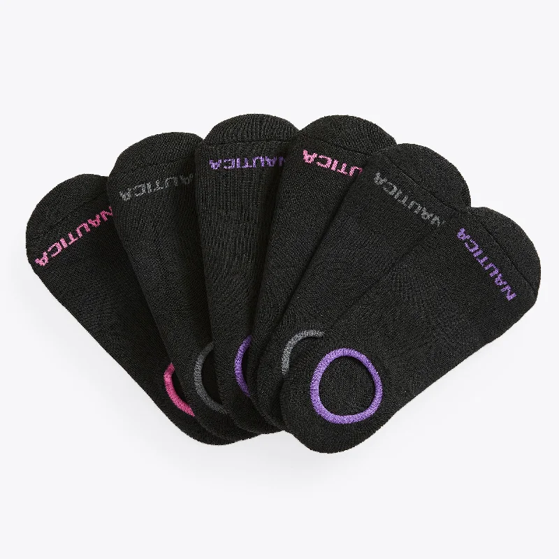 Women's Maternity Lingerie  Nautica Womens Stretch Liner Socks, 6-Pack