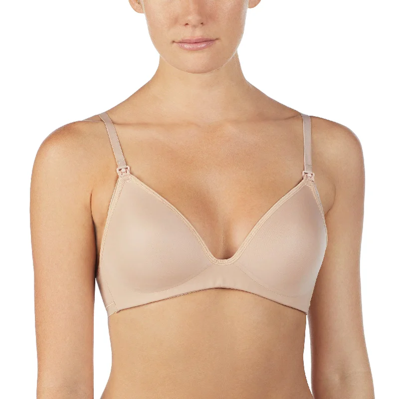 hands free women nursing bra for multitasking On Gossamer Next To Nothing Micro Champagne Wireless Nursing Bra G3191 hands free women nursing bra for multitasking On Gossamer Next To Nothing Micro Champagne Wireless Nursing Bra G3191