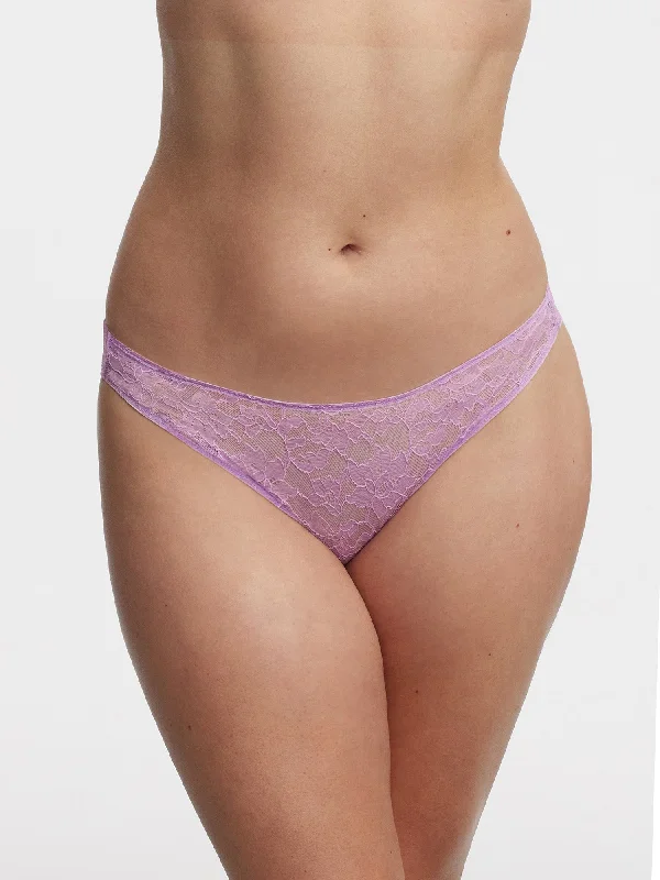 Underwire bikini briefs for added support​ Paradise High Cut Lace Bikini