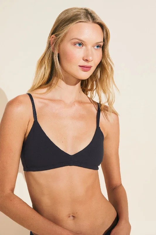 Women's High Waist Lingerie Bodysuits  Pima Stretch Cotton Bralette