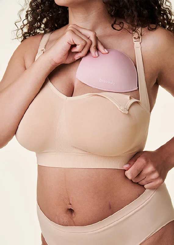 plus size women nursing bra Reusable Leak Resistant Nursing Pads