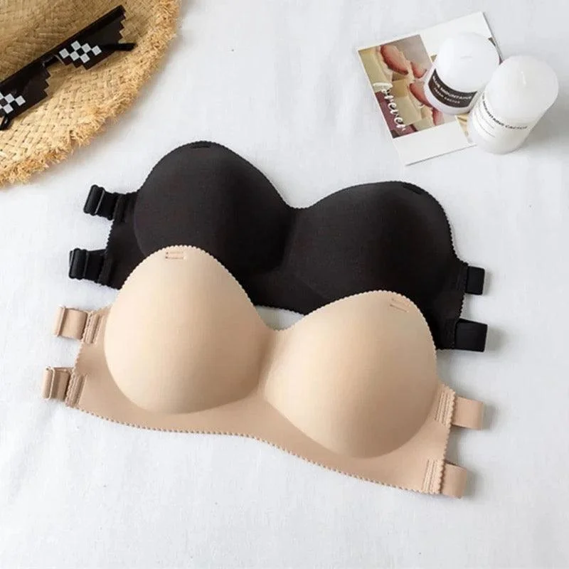 Strapless non wired bras with anti - slip grip​ Roder Backless Seamless Bralettes