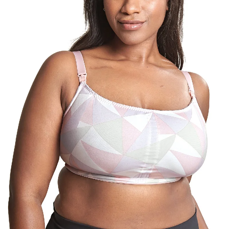 easy - access women nursing bra Royce Pink Lilac Geo Blossom Wireless Nursing Bra 1424 easy - access women nursing bra Royce Pink Lilac Geo Blossom Wireless Nursing Bra 1424