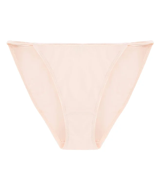 Ruffled bikini briefs for a flirty look​ cotton basics bikini