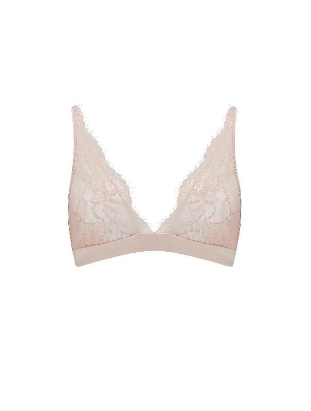 Seamless non wired bras for everyday wear​ Signature Boudoir Bra - Blush