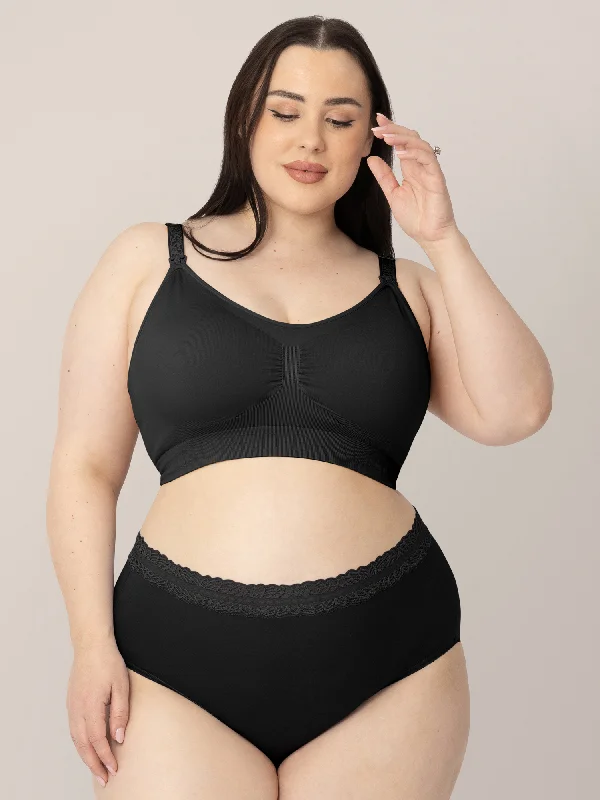 odor resistant women nursing bra Simply Sublime® Nursing Bra | Black