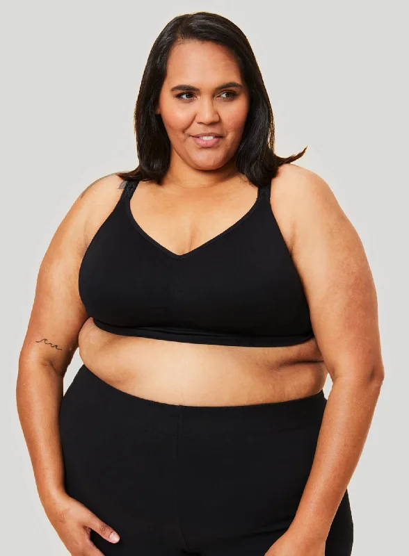 hypoallergenic women nursing bra for sensitive skin Sugar Candy: Sugar Candy Fuller Bust Seamless Everyday Comfort Bra Black hypoallergenic women nursing bra for sensitive skin Sugar Candy: Sugar Candy Fuller Bust Seamless Everyday Comfort Bra Black