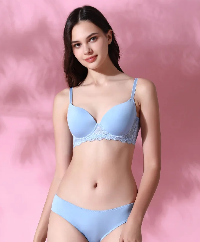 lace trimmed women bra and panty sets Sweet Dreams Demi Bra Set 707-73662