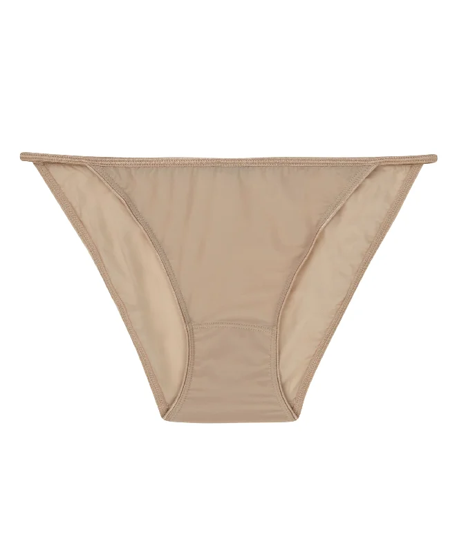 Mesh bikini briefs for breathability​ sheer tactel bikini