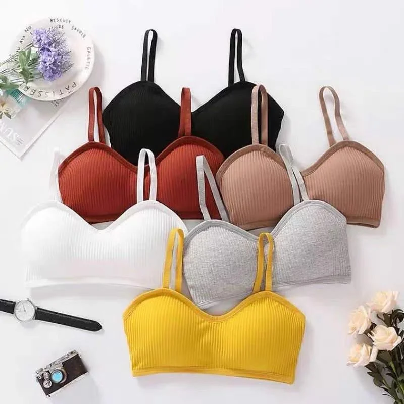 Non wired nursing bras for new moms​ Vinyl Bralettes (Removable Pads)