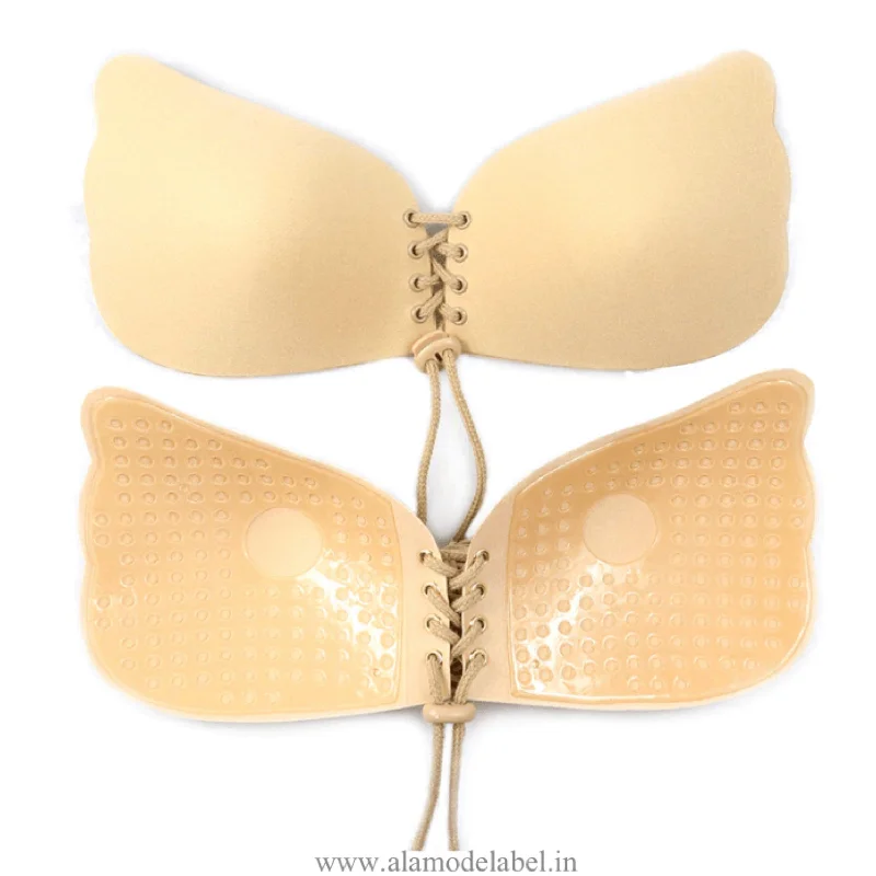 Non wired bralette with a bandeau style​ Wardrobe Essentials- Stick on Bras