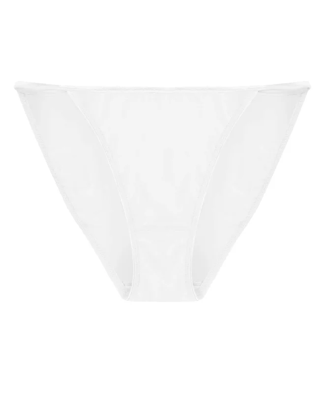 Printed bikini briefs with floral patterns​ cotton basics bikini