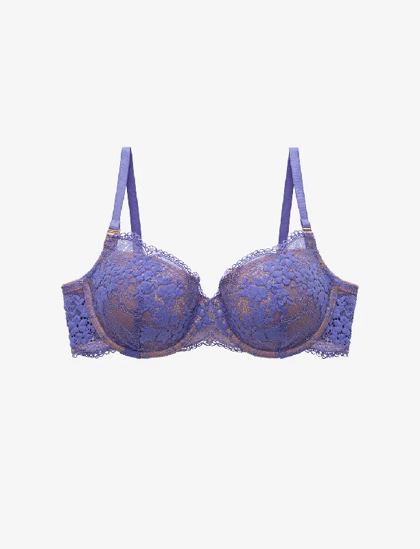 moisture wicking sports bras for sweaty workouts All Day Lace T-Shirt Bra