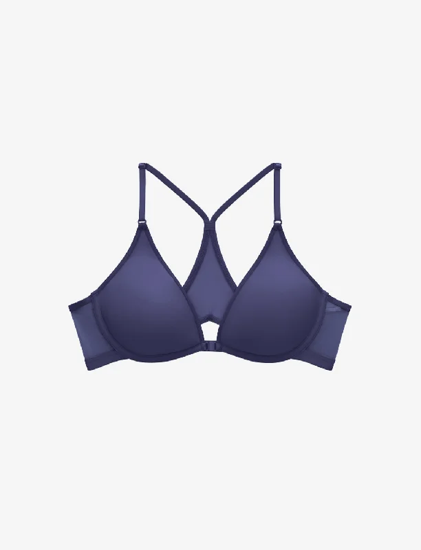t - shirt bras for a smooth look under clothes Bare Mesh Front Close Racerback Bra